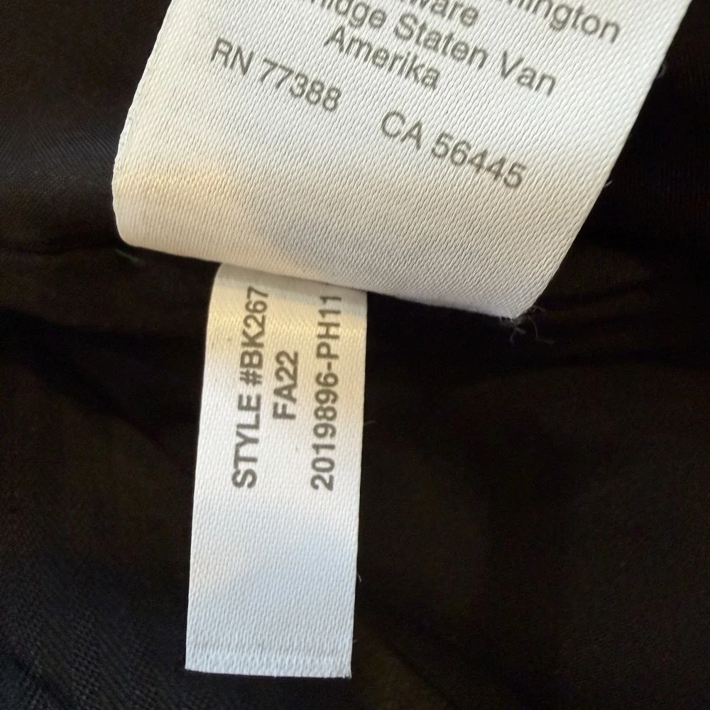 J Crew Willa Full Length Flare Pant Italian City Wool Blend Black Women 16 BK267